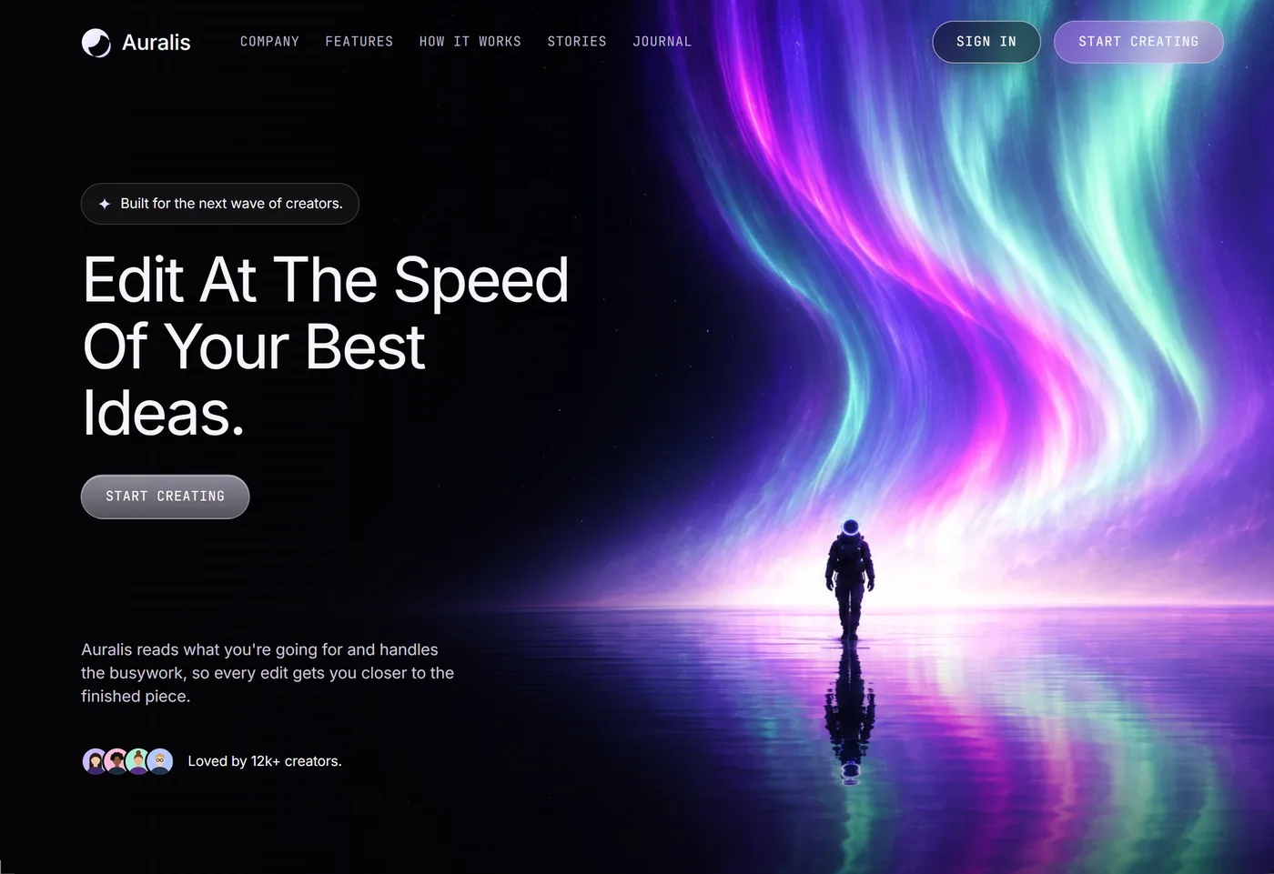 Auralis: An AI editing tool for designers and creators.
